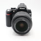 Nikon D5000 DSLR Camera 12.3MP with 18-55mm, Shutter Count 3369, Very Good Cond.