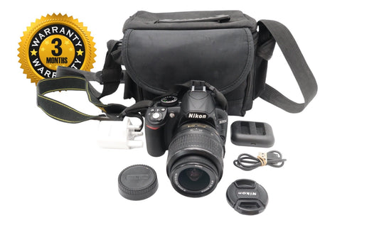 Nikon D3100 DSLR Camera 14.2MP with 18-55mm, Shutter Count 2172, Good Condition
