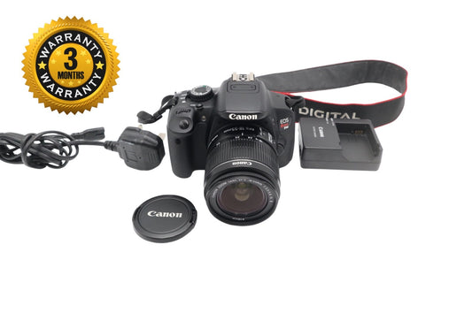 Canon 650D DLSR Camera 18.0MP with 18-55mm, Shutter Count 3374, Good Condition