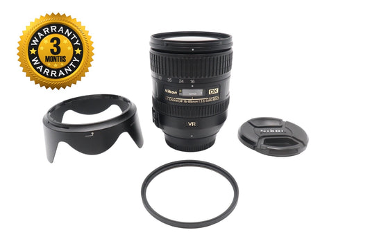 Nikon 16-85mm All-Around Lens f/3.5-5.6 G AF-S VR, Stabilised Lens, V.G. REFURB.