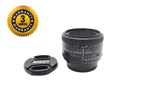 Nikon 50mm F1.8D Lens AF Nikkor Sharp Portrait, Fixed Prime, Good Condition
