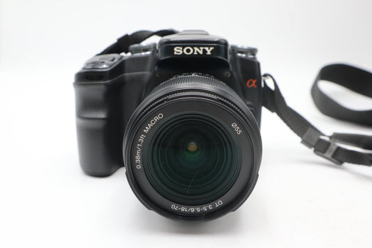 Sony A100 DSLR Camera 10.2MP with Sony 18-70mm Lens, Good Condition