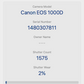 Canon EOS 1000D Camera DSLR 10.1MP with 18-55mm, Shutter Count 1575, Good Cond.