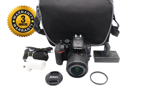 Nikon D5600 24MP Camera DSLR with 18-55mm, Shutter Count 5918, Very Good Cond.