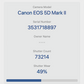 Canon 5D Mark II DLSR Camera 21.1MP Body Only, Full Frame Camera, Good Condition