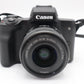 Canon M50 Camera 24MP with 15-45mm Lens, Under 1000 Shutter Count, V.G. REFURB.