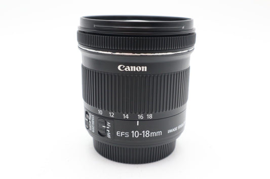 Canon 10-18mm Wide-Angle Lens F/4.5-5.6 IS STM, Stabilised, Good Condition