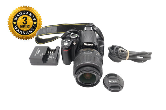 Nikon D3000 DSLR Camera 10.2MP with 18-55mm, Shutter Count 4753, Very Good Cond