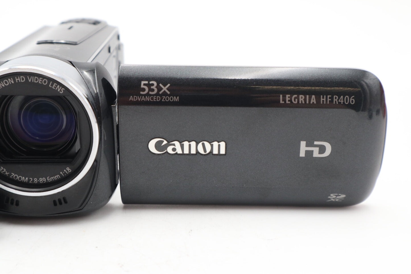 Canon Legria HF R406 Camcorder, FULL HD 50FPS, 53X Zoom, Stabilised, Good Cond.