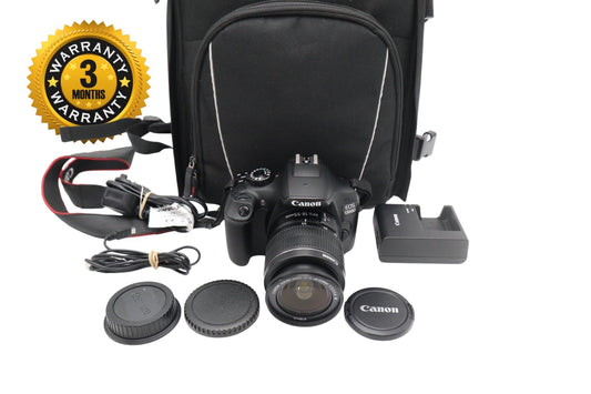 Canon EOS 1300D DSLR Camera 18.0MP with 18-55mm, Shutter Count 2332, Good Cond.