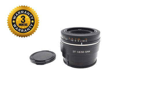 Sony 50mm Prime Lens F1.8 DT SAM For Sony A-Mount SAL50F18, Good Condition