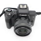Canon M50 Camera 24MP with 15-45mm Lens, Under 1000 Shutter Count, V.G. REFURB.