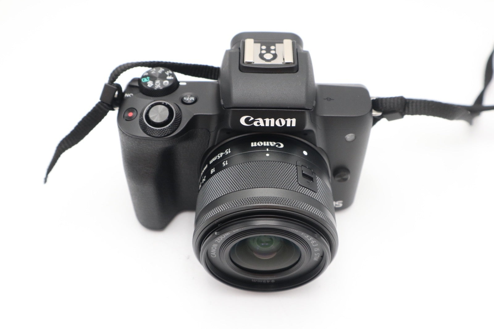 Canon M50 Camera 24MP with 15-45mm Lens, Under 1000 Shutter Count, V.G. REFURB.