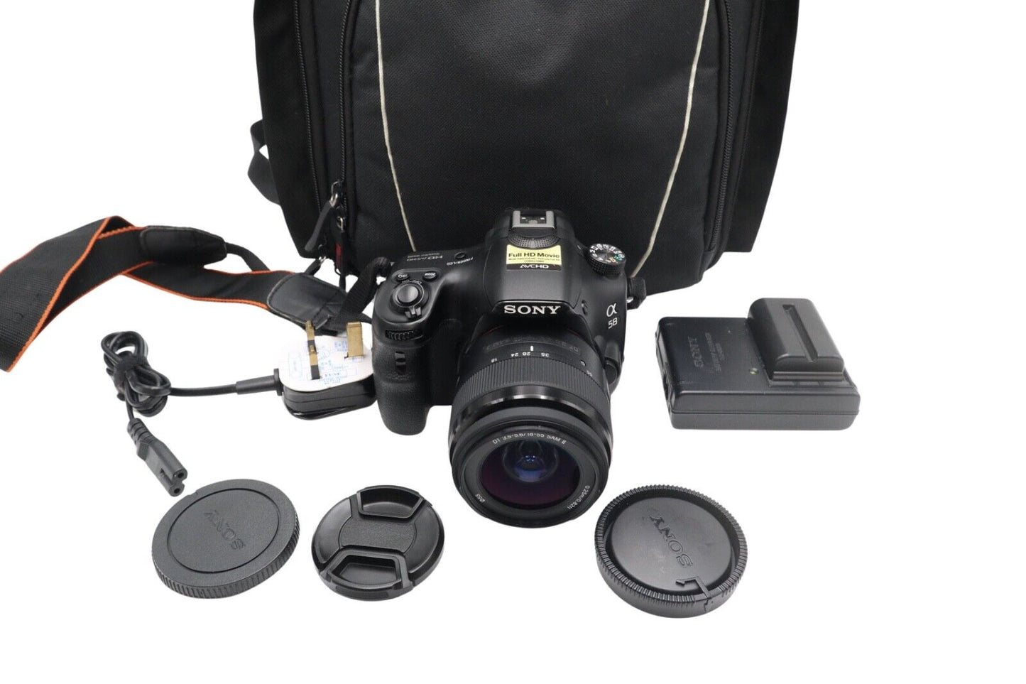 Sony A58 DSLR Camera 20.1MP with 18-55mm, Shutter Count 28751, Very Good Cond.