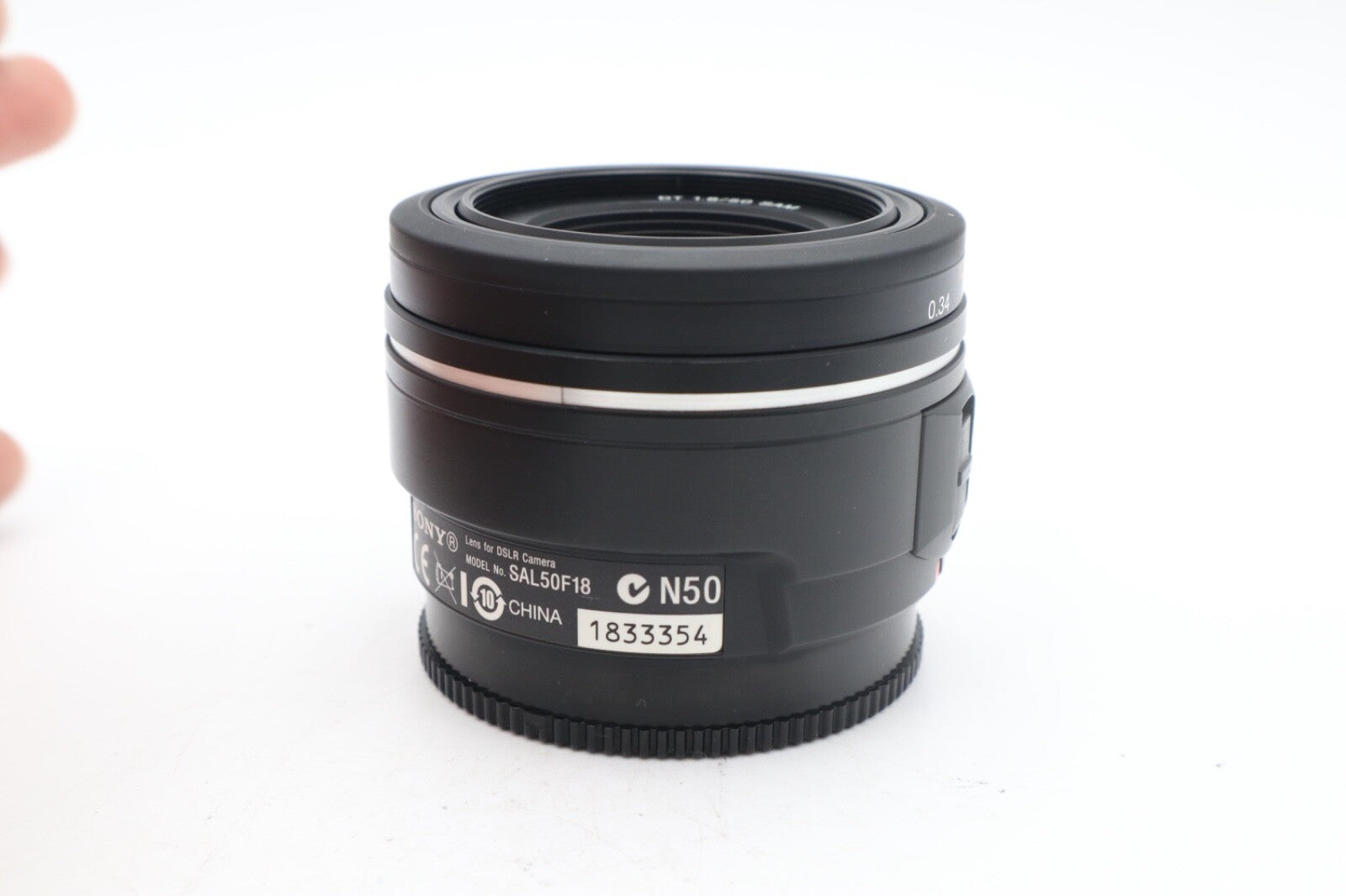 Sony 50mm Prime Lens F1.8 DT SAM For Sony A-Mount SAL50F18, Good Condition