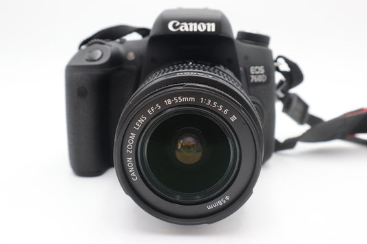 Canon 760D Camera DSLR 24.2MP with 18-55mm, Shutter Count 4816, Very Good Cond.