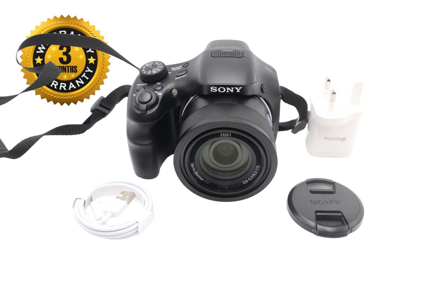 Sony Cyber-Shot DSC-HX350 Camera 20.4MP, 50x Zoom, Digital Bridge, V. Good Cond.