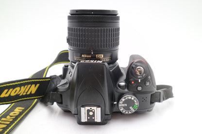 Nikon D3300 DSLR Camera 24.2MP with 18-55mm Shutter Count 4052 , 1 Year Warranty