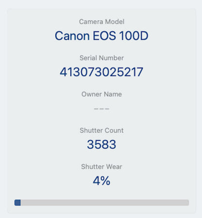 Canon 100D DSLR Camera 18MP with 18-55mm Shutter Count 3583, Good REFURBISHED