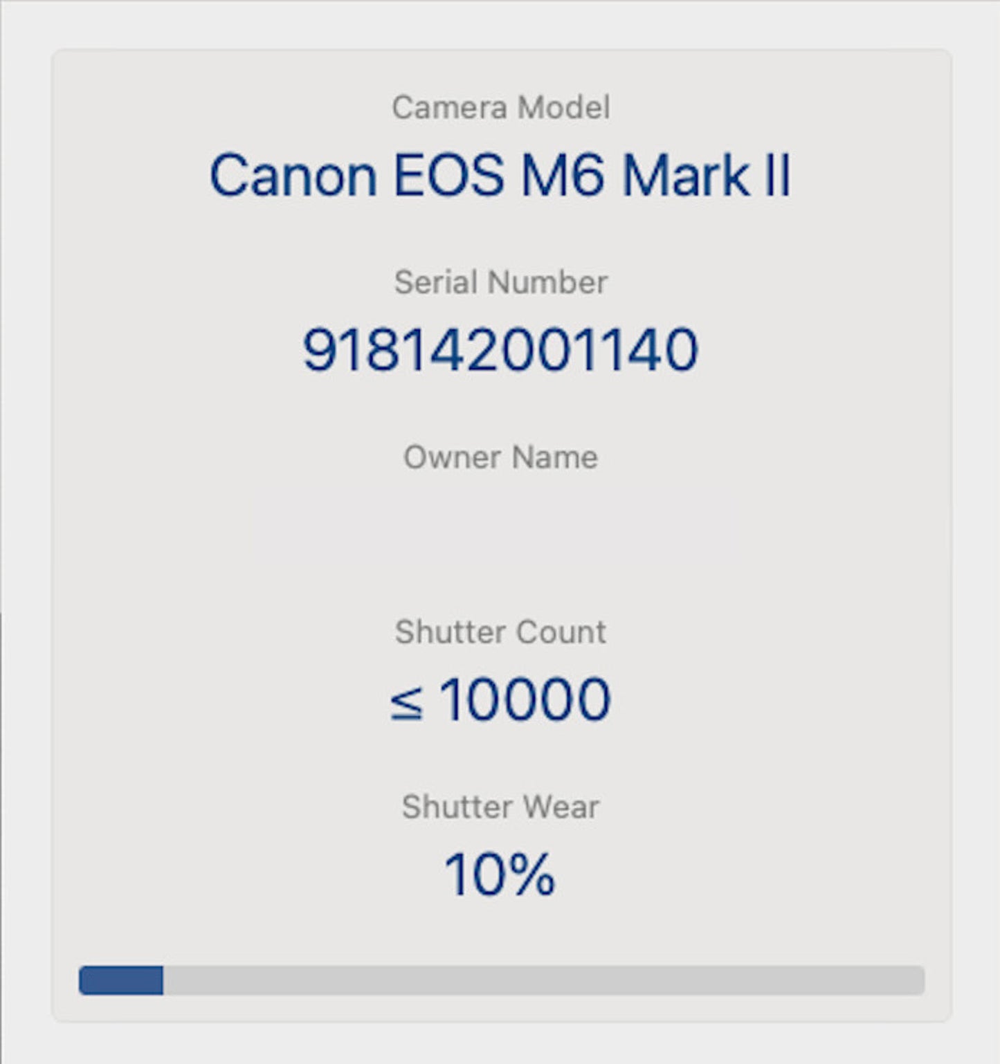 Canon M6 Mark II Mirrorless Camera 32.5MP with 15-45mm, Very Good REFURBISHED