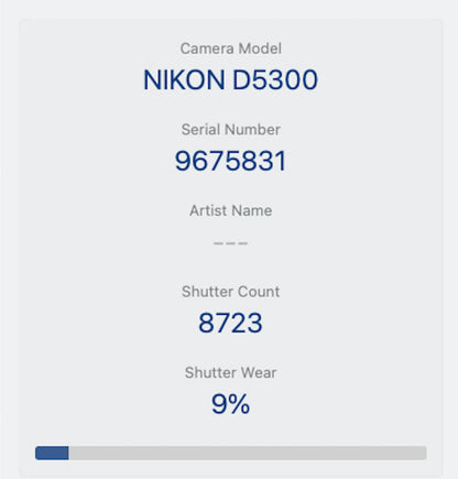 Nikon D5300 24.2MP Camera DSLR with 18-55mm, Shutter Count 8723, Good Condition