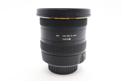 Sigma 10-20mm Lens f/3.5 EX HSM DC, Wide Angle Lens For Nikon, V. G. REFURBISHED