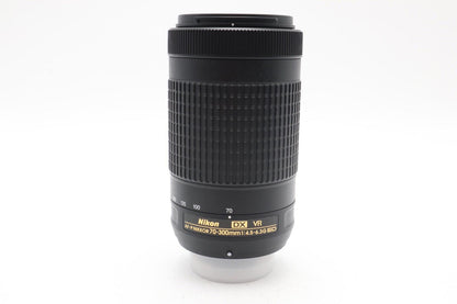 Nikon 70-300mm Telephoto Lens F/4.5-6.3 G ED DX VR, AF-P, Very Good REFURBISHED