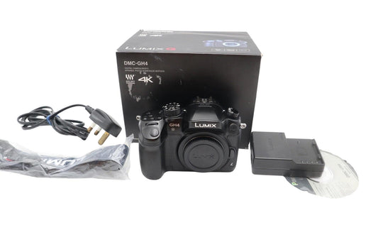 Panasonic GH4 Mirrorless Camera 16MP 4K Body Only, Shutter Count 12365 V.G. Cond