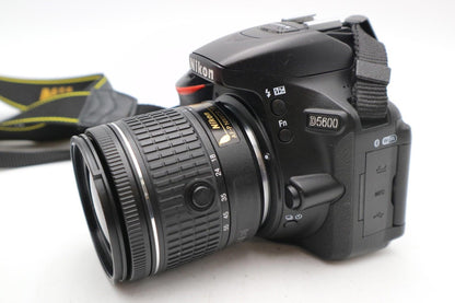 Nikon D5600 24MP Camera DSLR with 18-55mm, Shutter Count 9346, V. Good Condition
