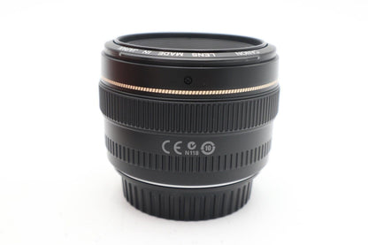 Canon 50mm Prime Lens f/1.4 USM Sharp, Portrait, Full Frame, V. Good REFURBISHED