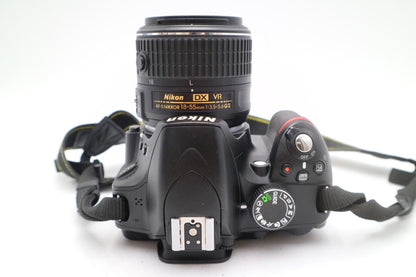 Nikon D3200 DSLR Camera 24.2MP with 18-55mm, Shutter Count 5042, Good Condition