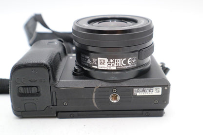 Sony A6300 Mirrorless Camera 24.3MP with 16-50mm, Shutter Count 32%, Good Cod.