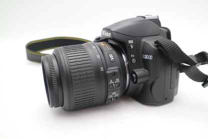 Nikon D3000 DSLR Camera 10.2MP + 18-55mm Lens | Good Refurbished | 12M Warranty