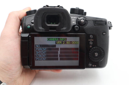 Panasonic DMC-GH5 Mirrorless Camera 20MP Body Only, Shutter 7400, G. REFURBISHED