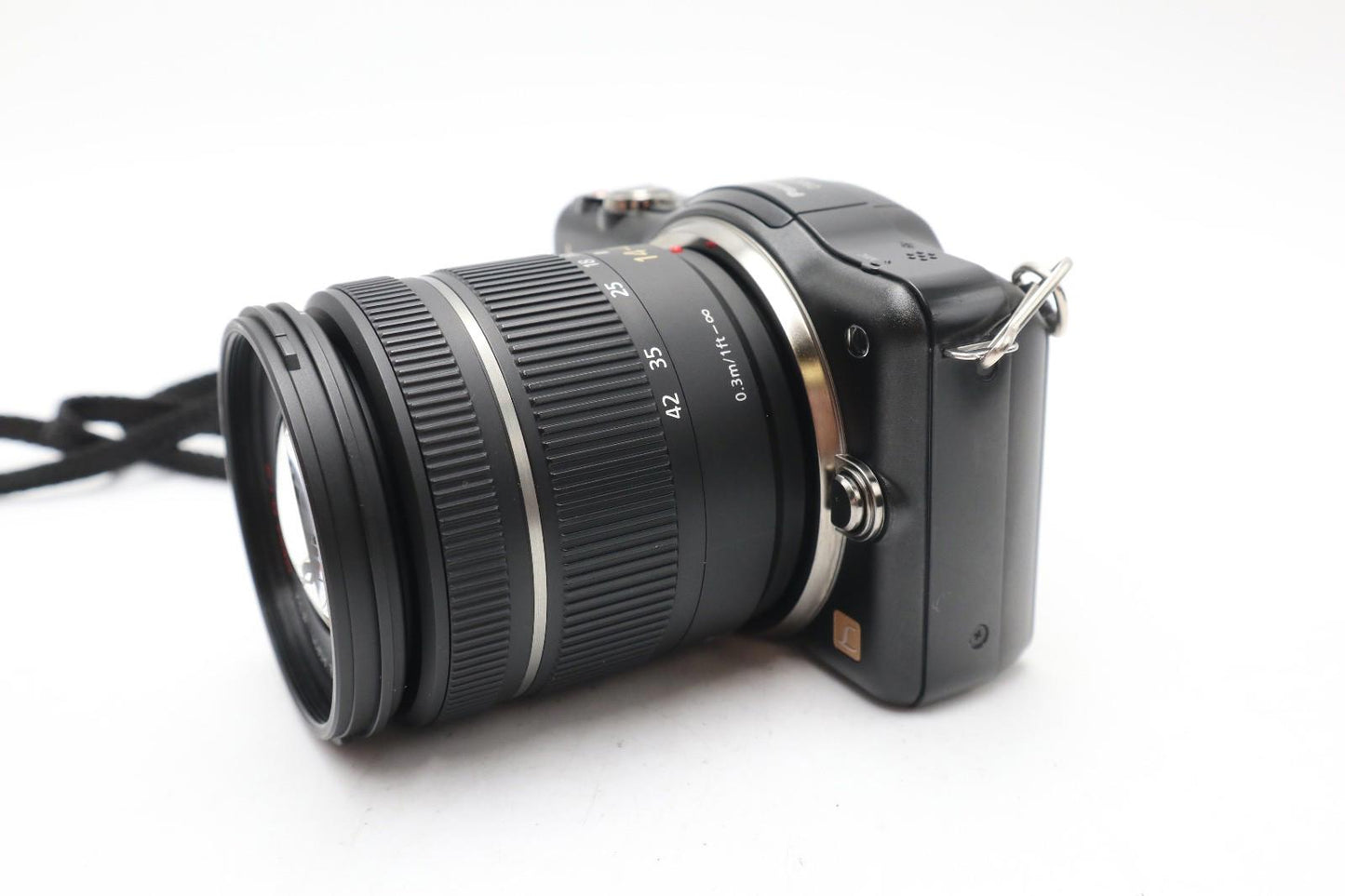 Panasonic DMC-GF3 Camera Mirrorless 12.1MP with 14-42mm Lens, Shutter Count 973