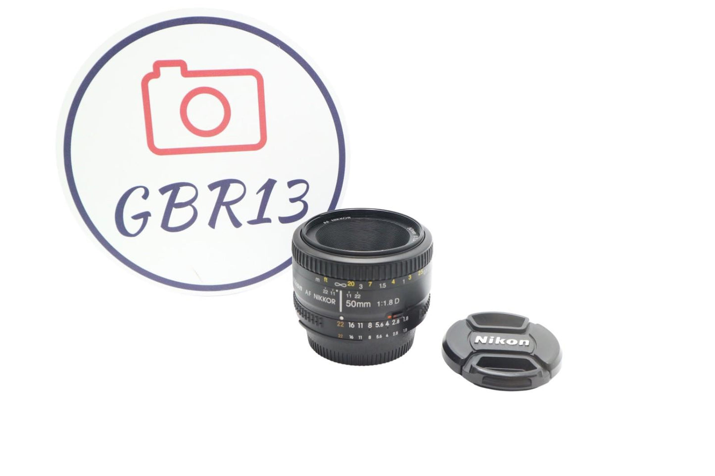 Nikon 50mm F1.8D Lens AF Nikkor Sharp Portrait, Fixed Prime, Good Condition