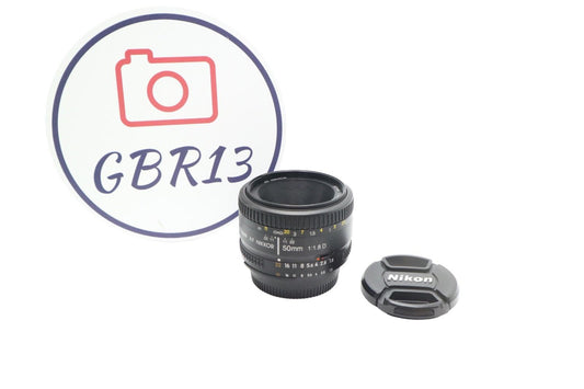 Nikon 50mm F1.8D Lens AF Nikkor Sharp Portrait, Fixed Prime, Good Condition