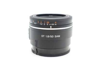 Sony 50mm Prime Lens F1.8 DT SAM For Sony A-Mount SAL50F18, V. Good REFURBISHED
