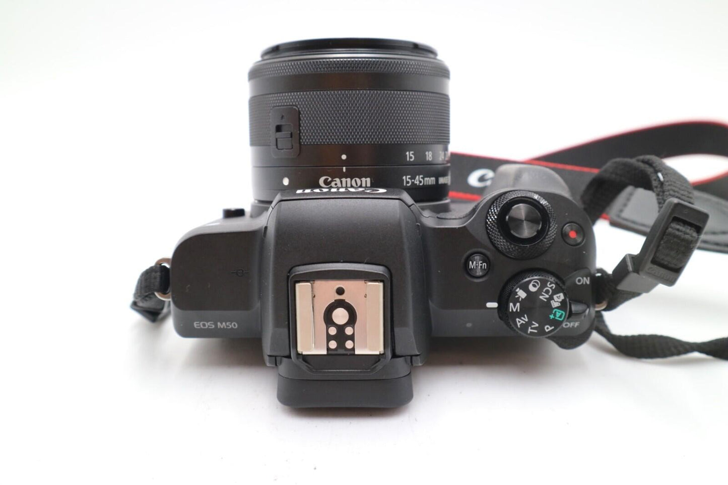Canon M50 24MP Camera kit with 15-45mm STM Lens, S. Count 3000, 1 Year Warranty