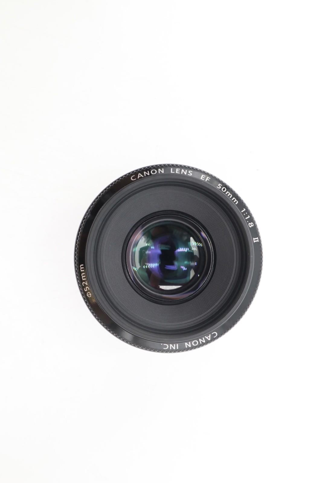 Canon 50mm Prime Lens F/1.8 II EF Portrait, Auto Focus, Sharp, Good REFURBISHED