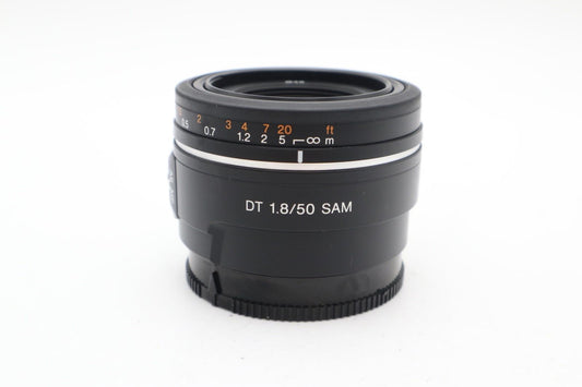 Sony 50mm Prime Lens F1.8 DT SAM For Sony A-Mount SAL50F18, V. Good REFURBISHED