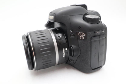 Canon 7D Camera DSLR 18MP with 18-55mm lens, Shutter Count 17%, Good REFURBISHED
