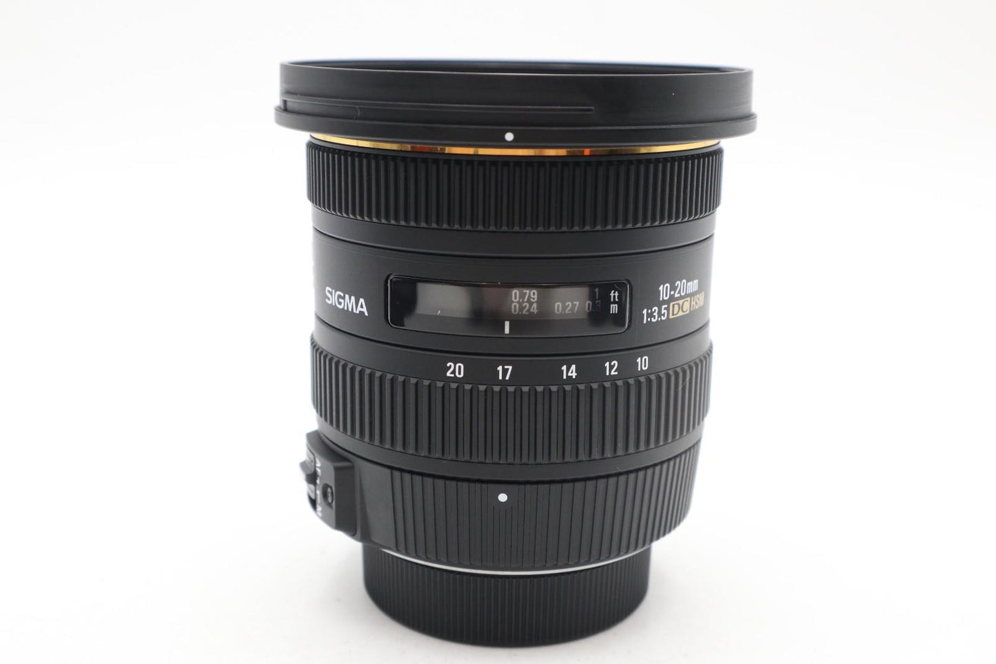 Sigma 10-20mm Lens f/3.5 EX HSM DC, Wide Angle Lens For Nikon, V. G. REFURBISHED