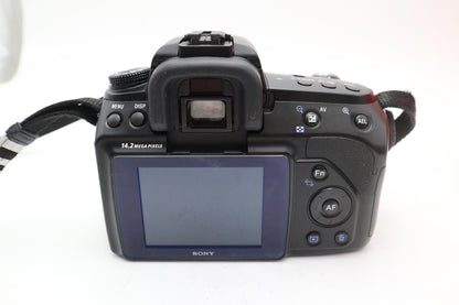 Sony A450 DSLR Camera 14.2MP with 18-55mm, Shutter Count 1654, Good Condition
