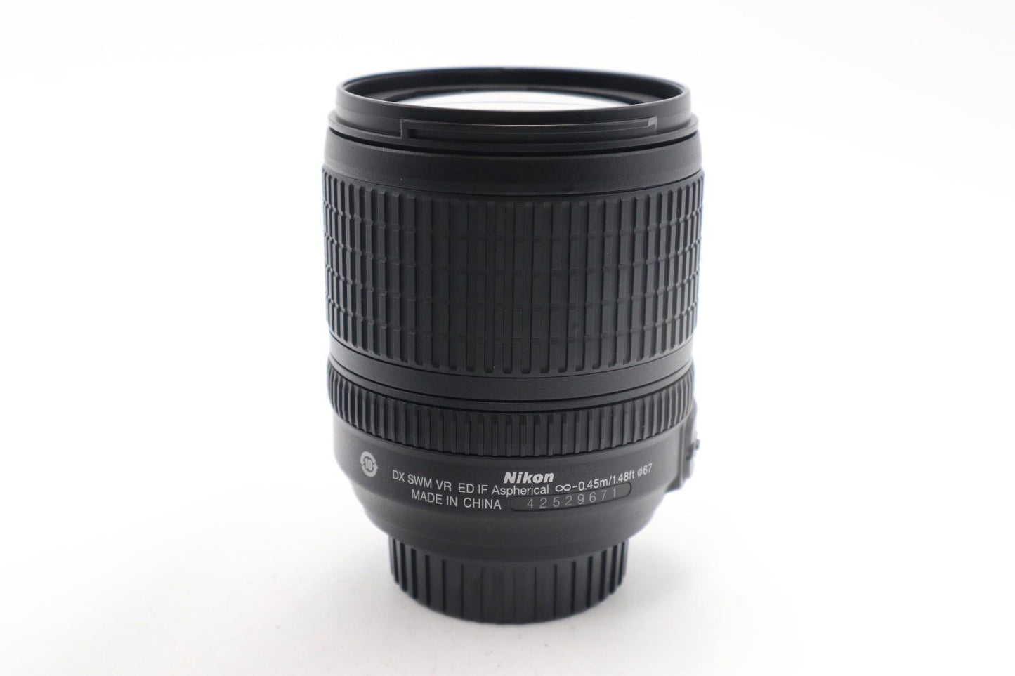 Nikon 18-105mm Lens F/3.5-5.6 G NIKKOR AF-S DX SWM VR ED IF, V. Good REFURBISHED