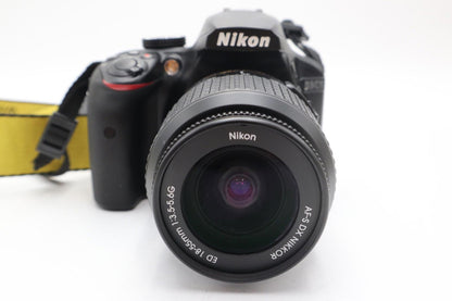 Nikon D3400 DSLR Camera 24.2MP with 18-55mm, Shutter Count 7508, V.G REFURBISHED