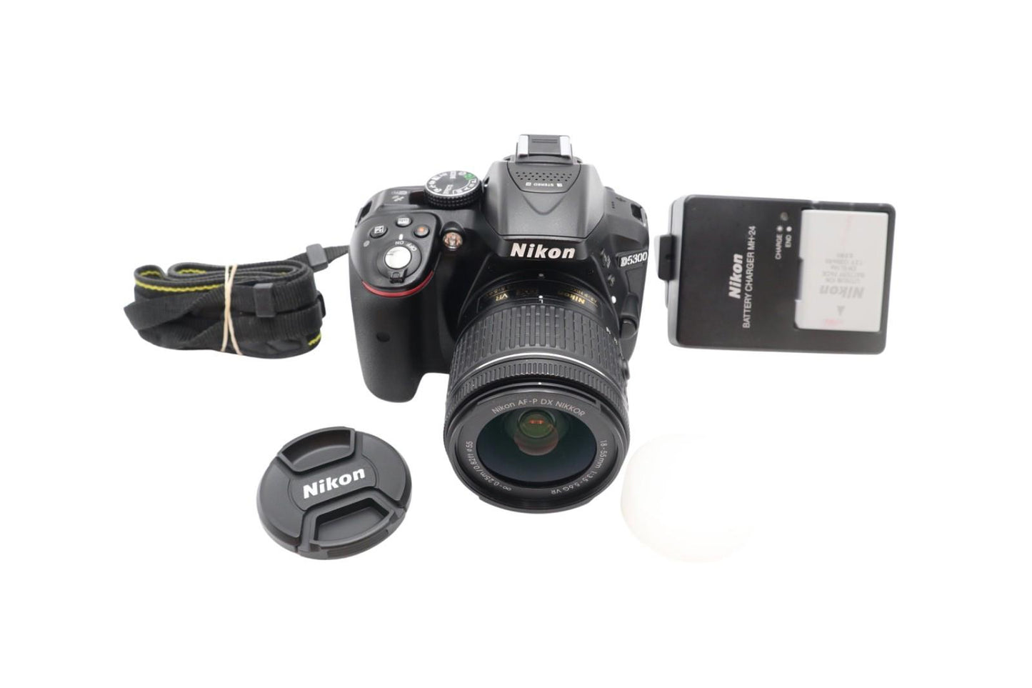 Nikon D5300 24.2MP Camera DSLR with 18-55mm, Shutter Count 15164, VG REFURBISHED