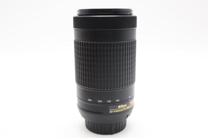 Nikon 70-300mm Telephoto Lens F/4.5-6.3 G ED DX VR, AF-P, Very Good REFURBISHED