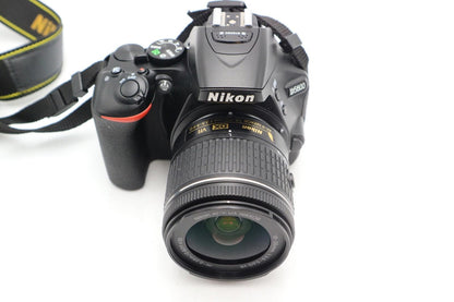 Nikon D5600 24MP Camera DSLR with 18-55mm, Shutter Count 9346, V. Good Condition
