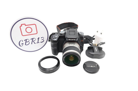 Sony A100 DSLR Camera 10.2MP with Minolta 28-80mm Lens, Good Condition